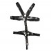 Mens Leather Adjustable Harness With Cock Ring